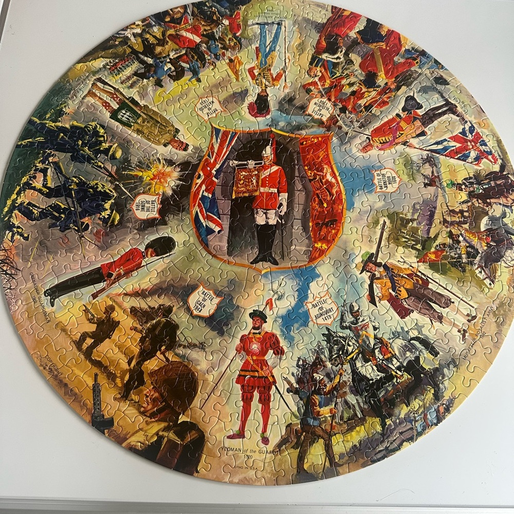 Vintage Springbok Puzzle British Soldiers and Battles